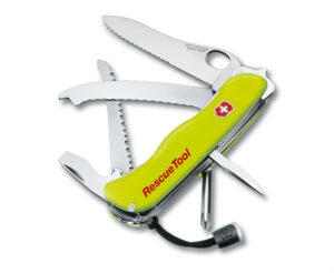 ויקטורינוקס רסקיו טול אולר ירוק זוהר שוויץ Victorinox Rescue Tool MWN.0.8623