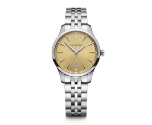 ויקטורינוקס  שוויץ שעון קלאסי אלגנטי  נשים אליאנס נשים זהוב Victorinox swiss army