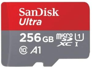 כרטיס זיכרון סנדיסק קלאס SDSQUA4-256G-GN6MN SanDisk Ultra microSDHC 256GB,120MB/s  A1 Class 10 UHS-I