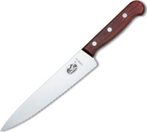 ויקטורינוקס סכין שף משוננת ידית 12 סמ victorinox Rosewood Carving Knife 5.2030.12