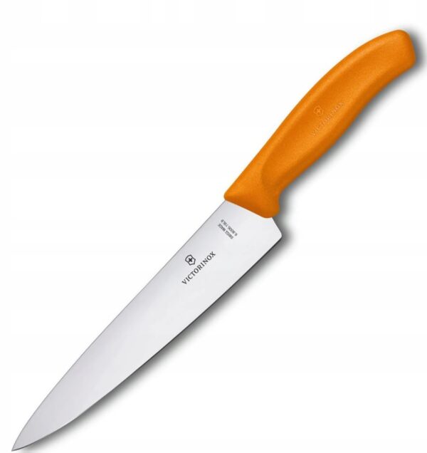ויקטורינוקס סכין שף כתום Black Victorinox Swiss Classic Carving Knife 6.8006.19L9B 19 cm orange