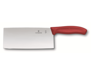 ויקטורינוקס סכין שף סיני אדום Victorinox Swiss Classic Chinese Style Chef’s Knife 6.8561.18.9