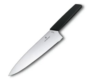 ויקטורינוקס סכין שף להב רחב 20 ס”מ שחור Swiss Modern Kitchen Knife Extra-Wide Blade 6.9013.20B
