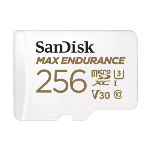 סנדיסק כרטיס זיכרון  4K Sandisk memory card  MAX ENDURANCE microSDHC 256GB SDSQQVR-256G-GN6IA