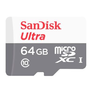 סנדיסק כרטיס זיכרון SDSQUNR-064G-GN3MN Sandisk memory card Ultra microSDHC 64GB 100MB/s Class 10 UHS-I