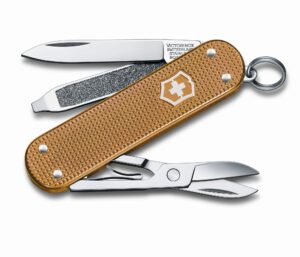 ויקטורינוקס אולר קלאסי אלוקס חול ים Victorinox Classic Pocket Knife in Bold, Vivid Colors 0.6221.255G