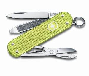 ויקטורינוקס אולר קלאסי אלוקס ירוק בהיר Victorinox Classic Pocket Knife in Bold, Vivid Colors 0.6221.241G