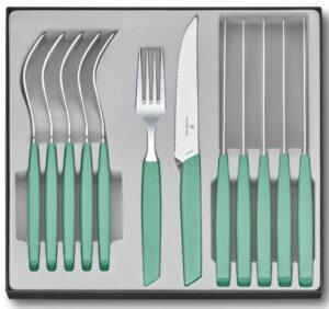 ויקטורינוקס ערכת סכו”ם שוויצרית מודרנית, 12 חלקים, מנטה 12 סמ אורך Victorinox 6.9096.12.41.12