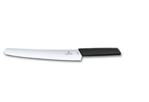 ויקטורינוקס שוויץ סכין לחם ומאפים שחור Swiss Modern  Victorinox 6.9073.26 wb