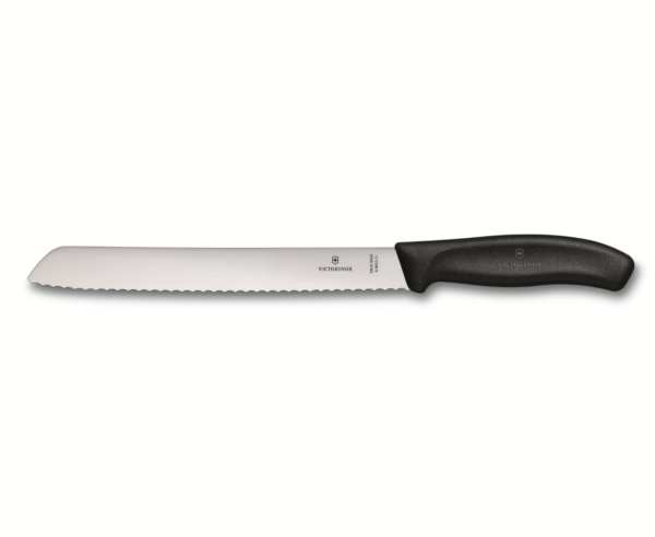 ויקטורינוקס שוויץ  סכין לחם שחור Swiss Classic Victorinox 6.8633.21B