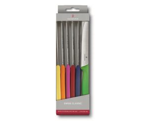 ויקטורינוקס סט שישיית סכיני ירקות צבעוניים Victorinox 6.7839.6G