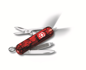 ויקטורינוקס סיגניצ'ר לייט אדום שקוף Victorinox Signature Lite T.0.6226