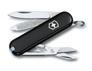 ויקטורינוקס האולר הקלאסי שחור  שוויץ Victorinox Classic SD Classic Colors 0.6223.3