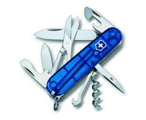 ויקטורינוקס אולר קליימבר כחול שקוף T2.1.3703 Victorinox Climber blue transparent