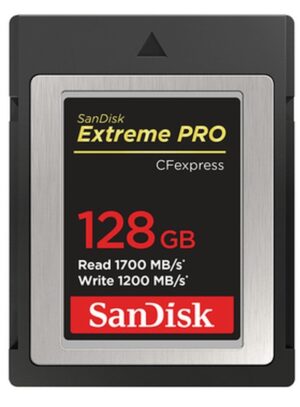 סנדיסק כרטיס זיכרון  Sandisk memory card SanDisk SanDisk Extreme PRO CFexpress Card Type B 128GB SDCFE-128G-GN4NN