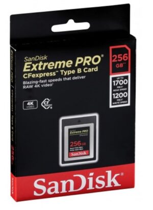 סנדיסק כרטיס זיכרון  Sandisk memory card SanDisk SanDisk Extreme PRO CFexpress Card Type B 256GB SDCFE-256G-GN4NN