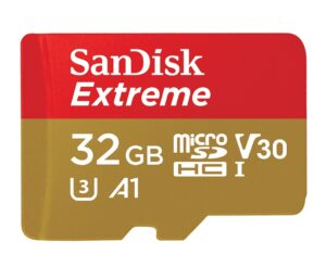 סנדיסק כרטיס זיכרון  Sandisk memory card SanDisk Extreme microSD card for Mobile Gaming 32GB SDSQXAF-032G-GN6GN