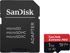 סנדיסק כרטיס זיכרון SDSQXCZ-1T00-GN6MA memory card SanDisk Extreme Pro microSDHC 1TB