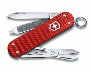 ויקטורינוקס אולר אדום שוויצרי  0.6221.401G Classic Alox Victorinox Precious Alox Collection