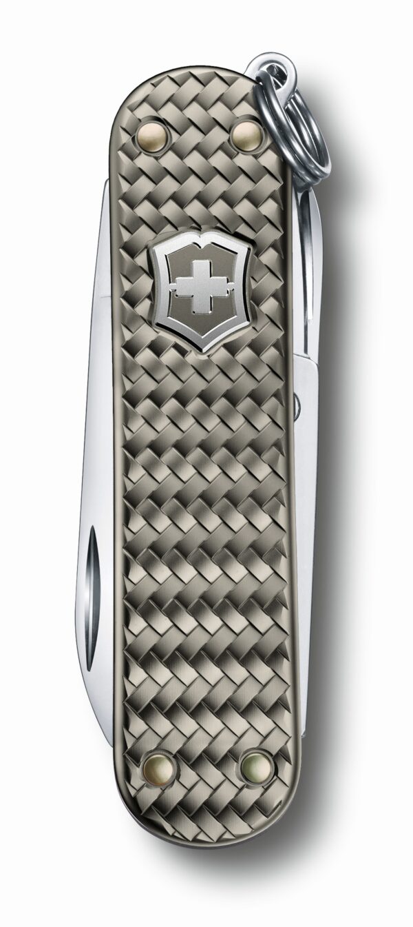 ⁦ויקטורינוקס אולר שוויצרי אפור  Classic Alox 0.6221.4031G Gray Victorinox Precious Alox Collection⁩ – תמונה ⁦3⁩