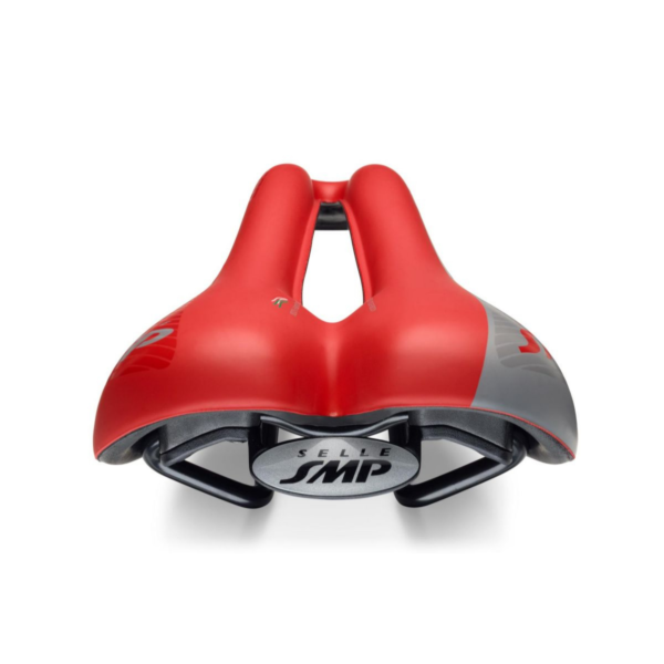 ⁦Selle SMP Strike Extra 140mm Bike Seat Red אוכף כסא לאופניים שחור⁩ – תמונה ⁦3⁩