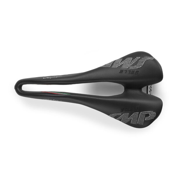 ⁦Selle SMP Glider 136mm Bike Seat Black אוכף כסא לאופניים שחור⁩ – תמונה ⁦2⁩