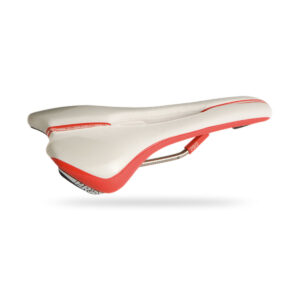 Shimano by Pro Griffon Ti AF Bike Seat 142 x 265 white red שימנו בידי פרו אוכף כסא אופניים