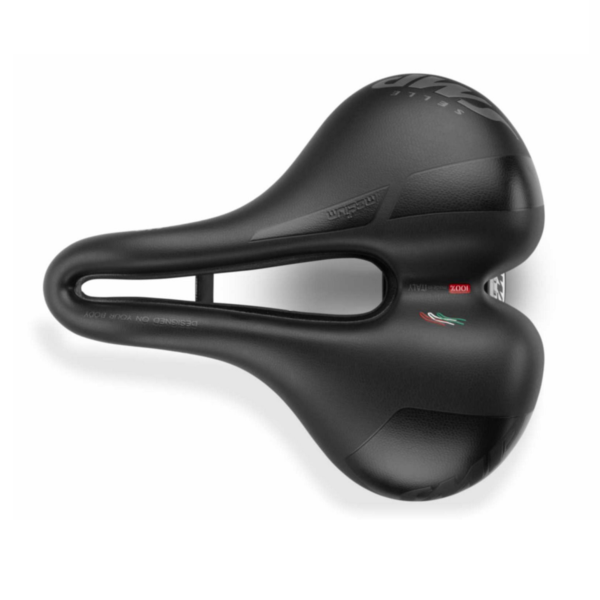 ⁦Selle SMP Martin Touring w/card Bike Seat Black אוכף כסא לאופניים שחור⁩ – תמונה ⁦3⁩