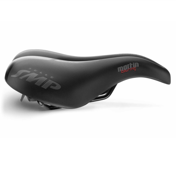⁦Selle SMP Martin Touring w/card Bike Seat Black אוכף כסא לאופניים שחור⁩ – תמונה ⁦2⁩