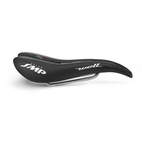 ⁦Selle SMP Well 144mm Bike Seat Black אוכף כסא לאופניים שחור⁩ – תמונה ⁦3⁩