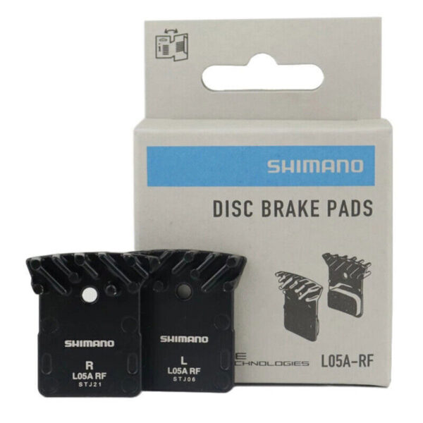 Resin Pad & Spring Shimano L05A-RF Metal Pad & w/Fin SHIMI2EM98010 פד לברקס