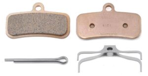 Resin Pad & Spring Shimano D02S Metal Pad & w/Fin SHIMI8FF98010 פד לברקס