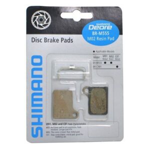 Resin Pad & Spring Shimano M02 Metal Pad Deore BR-M555 SHIMI8B598040 פד לברקס