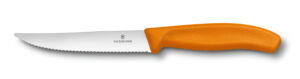 ויקטורינוקס סכין פיצה סטייק כתום 12 ס”מ Victorinox Pizza steak knife, 12 cm