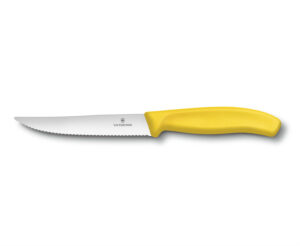 ויקטורינוקס סכין פיצה סטייק צהוב 12 ס”מ Victorinox Pizza steak knife, 12 cm