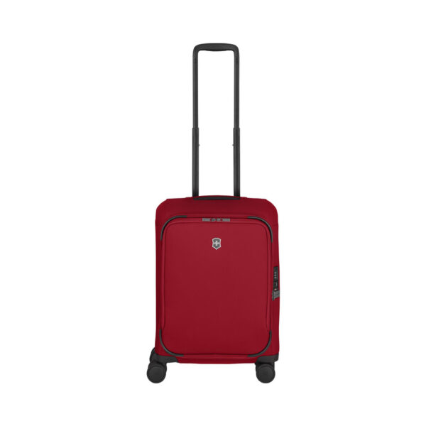 ⁦ויקטורינוקס שוויץ  USB 610961 Victorinox מזוודת טרולי Connex אדומה Connex Global Softside Carry-On red⁩ – תמונה ⁦2⁩