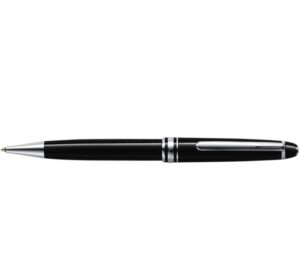 מונטבלאנק בולפוינט עט כדורי Black Silver  Montblanc ballpoint pen MB-02866