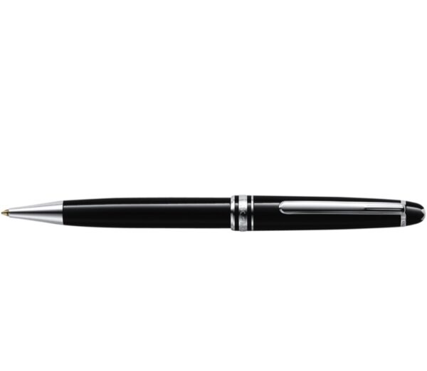 מונטבלאנק בולפוינט עט כדורי Black Silver  Montblanc ballpoint pen MB-02866