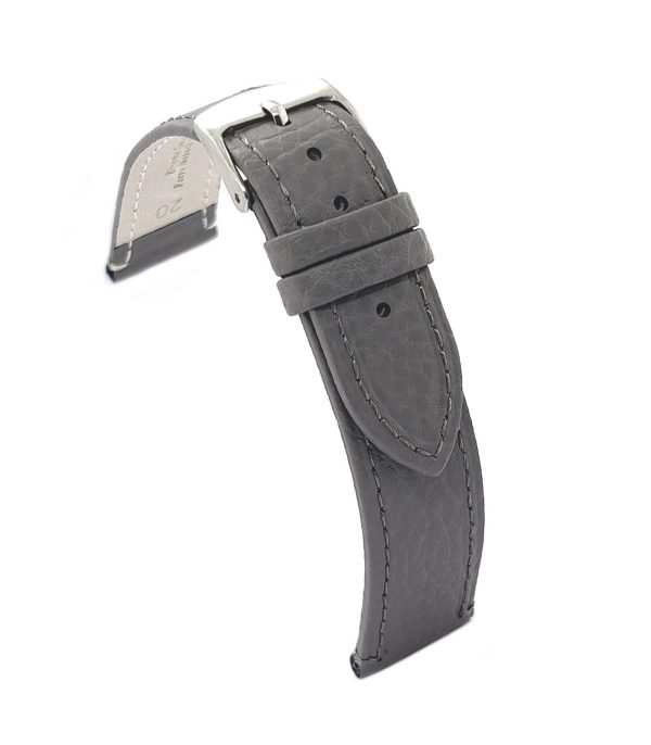 ⁦Calf leather watch strap with bison pattern emboss flat watchband classic 12mm 14mm 16mm 18mm 20mm 22mm Ref⁩ – תמונה ⁦29⁩