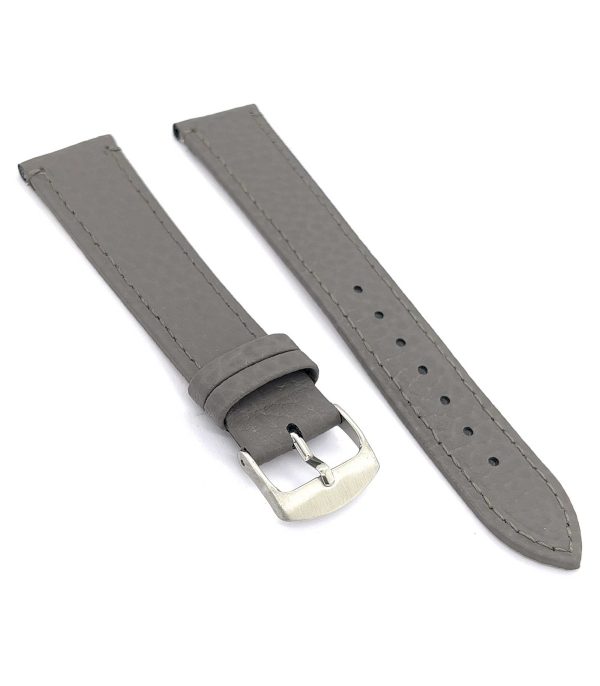 ⁦Calf leather watch strap with bison pattern emboss flat watchband classic 12mm 14mm 16mm 18mm 20mm 22mm Ref⁩ – תמונה ⁦30⁩
