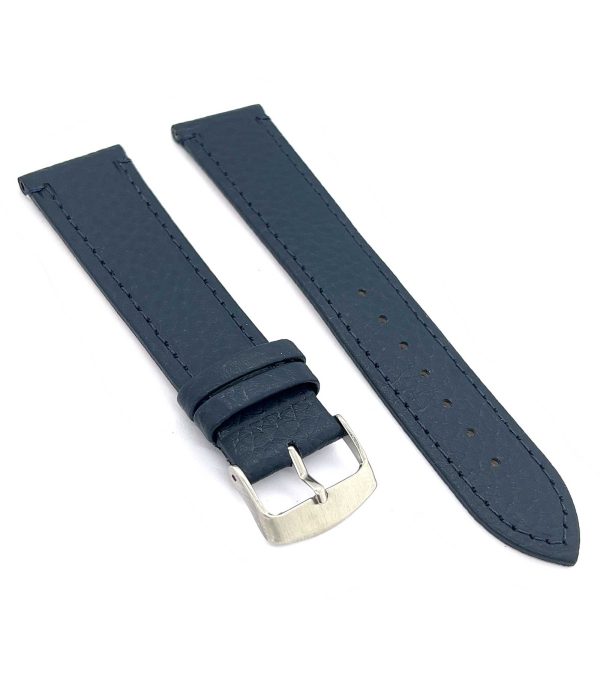 ⁦Calf leather watch strap with bison pattern emboss flat watchband classic 12mm 14mm 16mm 18mm 20mm 22mm Ref⁩ – תמונה ⁦19⁩