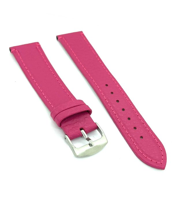 ⁦Calf leather watch strap with bison pattern emboss flat watchband classic 12mm 14mm 16mm 18mm 20mm 22mm Ref⁩ – תמונה ⁦15⁩