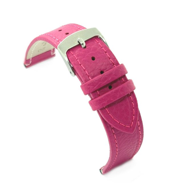 ⁦Calf leather watch strap with bison pattern emboss flat watchband classic 12mm 14mm 16mm 18mm 20mm 22mm Ref⁩ – תמונה ⁦14⁩