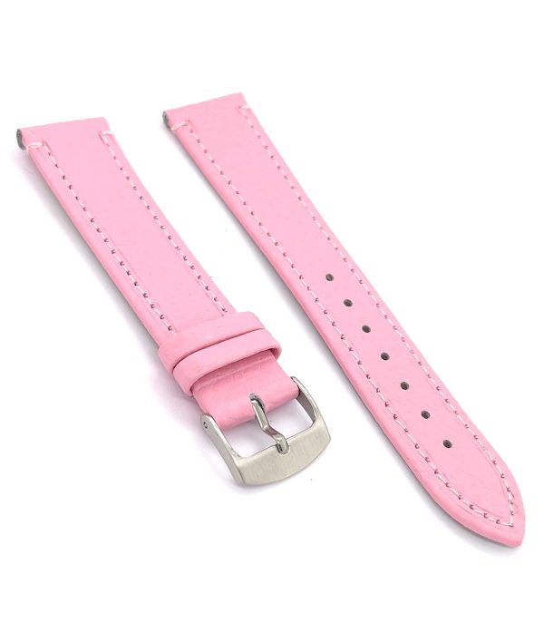 ⁦Calf leather watch strap with bison pattern emboss flat watchband classic 12mm 14mm 16mm 18mm 20mm 22mm Ref⁩ – תמונה ⁦13⁩