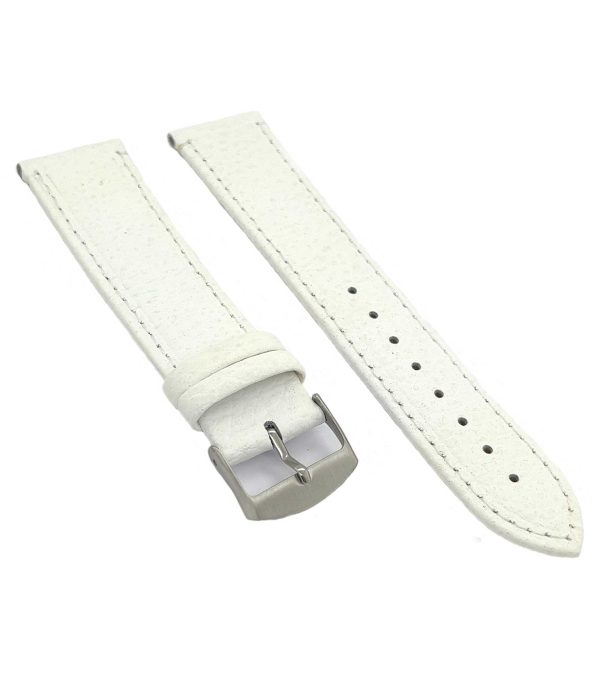 ⁦Calf leather watch strap with bison pattern emboss flat watchband classic 12mm 14mm 16mm 18mm 20mm 22mm Ref⁩ – תמונה ⁦10⁩