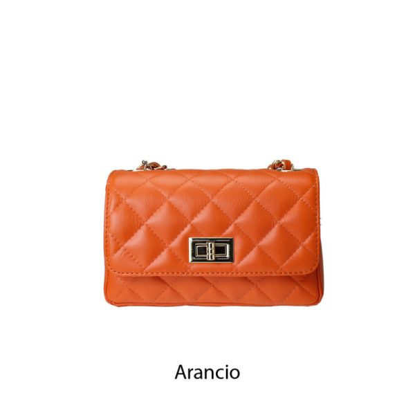 ⁦תיק נשים קטן, מיוצר באיטליה עור איטלקי womens small bag made in Italy Italian leather Mela D'oro⁩ – תמונה ⁦2⁩
