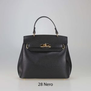 תיק כתף מעור איטלקי מיוצר באיטליה Mela D'oro Italian Leather Shoulder Bag Made in Italy