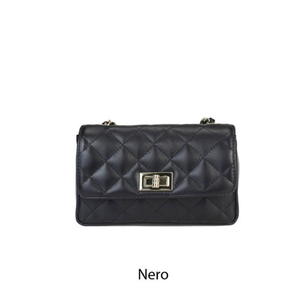 ⁦תיק נשים קטן, מיוצר באיטליה עור איטלקי womens small bag made in Italy Italian leather Mela D'oro⁩ – תמונה ⁦5⁩