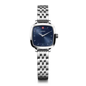 ונגר שוויץ שעון נשים לוח כחול קווארץ 27 מ”מ Vintage Classic wenger