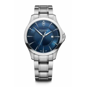 ויקטורינוקס שוויץ Victorinox Alliance רצועת מתכת ולוח כחול כהה | מקט: 241910
